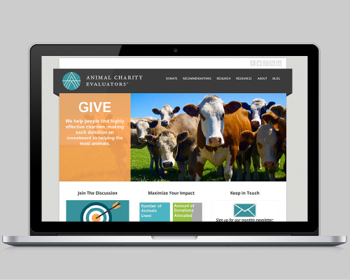 Web and Graphic Design - Animal Charity Evaluators