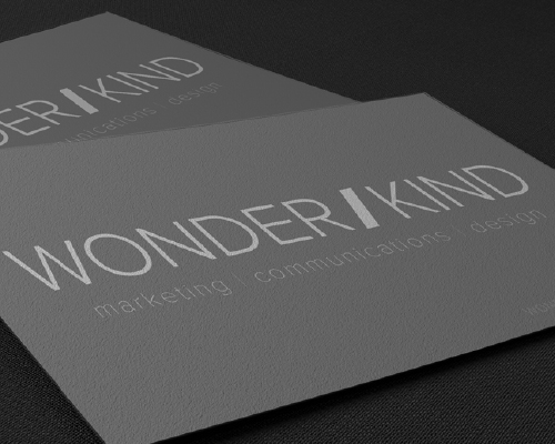 Branding and Print Design - Wonderkind Design
